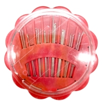 Boîte à coudre pour personnes âgées en gros en usine Kit de couture cousu à la main avec ruban à mesurer cadeau dé à coudre aiguille et fil boîte au trésor