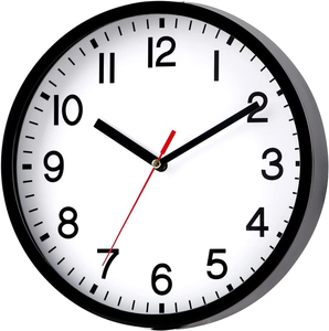 Orologio <span class=keywords><strong>da</strong></span> <span class=keywords><strong>Parete</strong></span> Elettronico dal <span class=keywords><strong>Design</strong></span> Moderno con Movimento al Quarzo Silenzioso, Senza Ticchettio, per Casa, Ufficio, Scuola, Alimentato a Batteria - Product Image 1