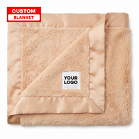Couverture Ujoy écologique personnalisable, couverture de sublimation de haute qualité, couverture en flanelle pour la sieste au bureau, couverture en gros