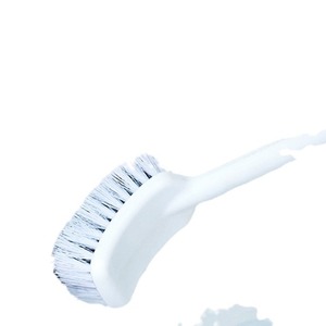 Brosse de toilette avec boucle de suspension, poils en nylon pour le nettoyage de la salle de bain, options de couleurs blanc et bleu - Product Image 5