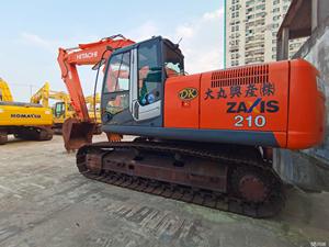 Excavadora hidráulica sobre orugas de 21 toneladas, 12 toneladas y 20 toneladas, modelo ZX60 EX200 EX120, Hitachii ZX210 usada de buena calidad con menos horas - Product Image 2