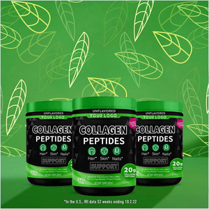 Poudre de peptides de collagène hydrolysé biologique, complément pour les <span class=keywords><strong>cheveux</strong></span>, la peau, les <span class=keywords><strong>ongles</strong></span> et les articulations, pour femmes et hommes adultes - Product Image 2