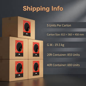 Cuisinière à induction intelligente portable 3500W en acier inoxydable avec écran tactile numérique, cuisson rapide, économie d'énergie - Product Image 6