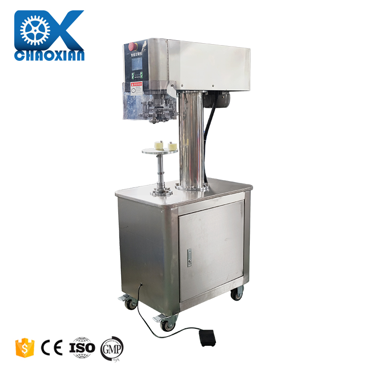 Полуавтоматический Электрический бумажный ковш для краски, машина для герметизации пластиковых банок, масла, оловянных крышек