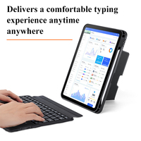 IPad kalem için arka aydınlatmalı Tablet kılıfı kapak folyo ile iPad için Viral trend klavye Touchpad