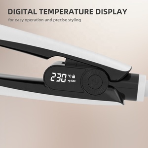 Outil de coiffage électrique à technologie ionique négative, lisseur et <span class=keywords><strong>fer</strong></span> à boucler en céramique tourmaline pour filles - Product Image 6
