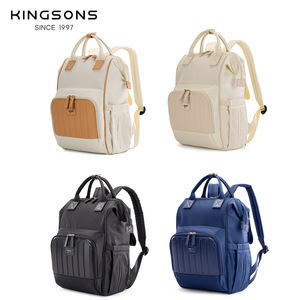 Kingsons Women's Waterproof Backpack 15.6 Inch Laptop Bag Business Travel Diaper Bag Tote Dual Use - Product Image 1