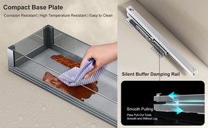 Organizador de Especias Extraíble HNOSS para Cocina, Paquete de 2, Cesta Vertical Estrecha para Especias - Product Image 5
