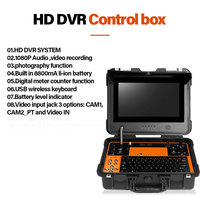Caméra d'inspection de tuyau d'égout de compteur de haute précision AMJET 13 pouces 1080P 512HZ 33 78mm 360 °