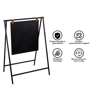 Sinal feito sob encomenda do A-Frame para o negócio ou os eventos do casamento Metal moderno Menu Board Exterior Sandwich <span class=keywords><strong>Display</strong></span> Sign Sinal do passeio - Product Image 2
