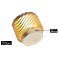 KUANGXIANG 2025 Gadgets de décoration intérieure Haut-parleurs Rotatif Bois/Plâtre Diffuseur d'huiles essentielles Haut-parleur BT avec lumière chaude