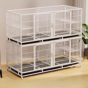 Jaula para gatos de varias capas con enlaces personalizados, de alambre de acero grande con recubrimiento en polvo, para uso doméstico. - Product Image 2