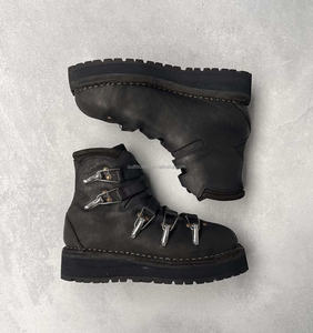 <span class=keywords><strong>Bottes</strong></span> de ski en cuir de veau pleine fleur doublées avec boucle, noires, pour femme, modèle Original <span class=keywords><strong>22</strong></span> Blkt Bison Riversed, doublées, pour homme - Product Image 5