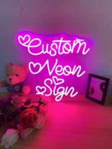 Letrero de Neón Personalizado, Letrero Luminoso RGB Regulable, Decoración de Pared para Dormitorio, Bodas, Cumpleaños, Bares y Negocios - Product Image 3