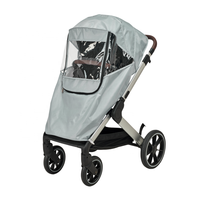 Vente en gros usine : Housse de protection transparente imperméable et coupe-vent avec fermeture éclair pour poussette de bébé