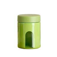 Boîte en verre Oem Matcha Boîte à bonbons en poudre pour thé vert Boîte à matcha en métal