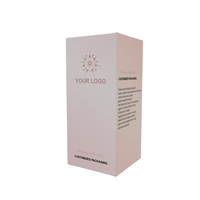 Impresión de Logotipo de Marca, Estampado Personalizado en Lámina Dorada, Juego de Cajas de Papel para Empaque de Cosméticos y Productos para el Cuidado de la Piel