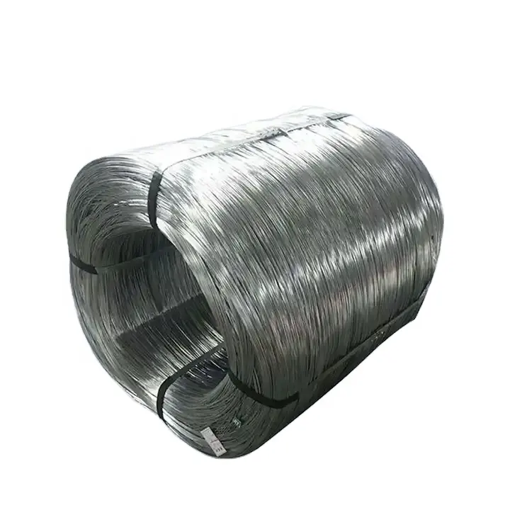 Fio de aço galvanizado mergulhado a quente, fio de ferro GI disponível em diâmetros de 0,2 mm 1,5 mm 2,5 mm 0,6 mm 1,8 mm