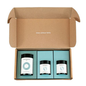 Boîte en papier personnalisée Gummy Pill Suppléments alimentaires pour la santé Bouteille de vitamines Enveloppe d'expédition Boîte d'emballage pour bouteille de supplément - Product Image 4