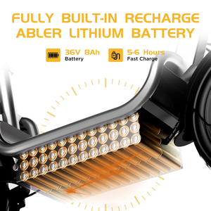 สกู๊ตเตอร์ไฟฟ้า HEZZO T3 48V 500W มอเตอร์ไร้แปรงถ่าน ความเร็ว 20-40 ไมล์ต่อชั่วโมง พับได้ ยาง 14 นิ้ว แบตเตอรี่ 15Ah ระบบกันสะเทือนเต็มรูปแบบ ควบคุมผ่านแอป รับน้ำหนักได้ 150 กก. - Product Image 4