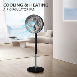 Ventilateur de sol oscillant Winningstar 18-28,9 pouces, électrique, avec commande vocale, refroidissement, chauffage, circulation d'air, usage domestique - Product Image 5