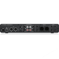 Behringer UMC204HD Audiophile 2x4, Antarmuka Audio/MIDI USB 24-Bit/192 kHz dengan Preamplifier Mikrofon Midas