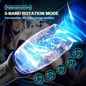 Delove Vente à Chaud Télescopique Main Libre Rotation Vibrant Points Hauts Masturbation Étanche Avion Coupe Adult Sex Toys for Me - Product Image 3