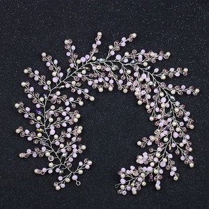 Stile europeo argento <span class=keywords><strong>capelli</strong></span> da <span class=keywords><strong>sposa</strong></span> vite fascia da <span class=keywords><strong>sposa</strong></span> <span class=keywords><strong>accessori</strong></span> per <span class=keywords><strong>capelli</strong></span> per le spose e damigelle uso decorazione dei <span class=keywords><strong>capelli</strong></span> - Product Image 3