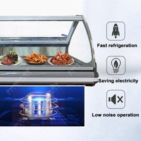 Vitrine Réfrigérée Commerciale Personnalisée pour Supermarché et Restaurant – Présentoir Alimentaire en Verre