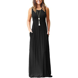 Nuevo Vestido Maxi de Verano para Mujer Elegante y Ajustado con Estampado Floral Sexy Personalizado de <span class=keywords><strong>Material</strong></span> Tejido Transpirable para Ocasiones Casuales o de Gala - Product Image 5