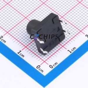 K2-1103DP-O4SW-04 Tactile Switch Through hole-4P,12x12mm Switch Single Pole Single Throw Round Button 2.5N Through Hole - Product Image 2