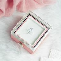 Boîte à bijoux de luxe en forme de rose de savon rotative créative, emballage jetable, fleur éternelle, boîte à bague pour demande en mariage, confession, fêtes