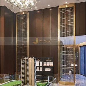 EX358 Modern Foldable Multi-Functional Custom Interior <b>Decorative</b> Room Privacy Divider Partition Metal Separator Indoor <b>Screens</b> - Product Image 3