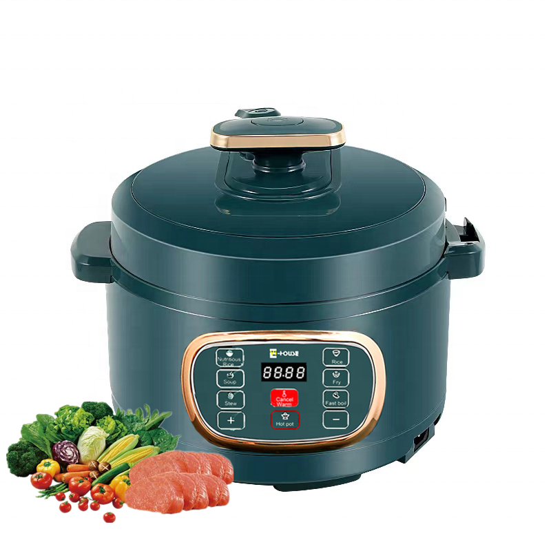 4L Smart Electric Pressure Cooker | Stainless Steel Multi-Function Pressure Cooker with Glass Lid for Home Kitchen