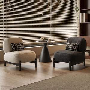 Vente en Gros Usine de Fauteuils Modernes du Milieu du Siècle. Chaises Longues à Structure Métallique. Personnalisation Disponible. - Product Image 3