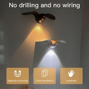 Lámpara con Sensor de Movimiento Seagull, Lámpara LED Recargable para Pasillos, Escaleras y Entradas, Lámpara de Noche Decorativa para Interiores y Exteriores, Lámpara Ambiental de Pared - Product Image 5