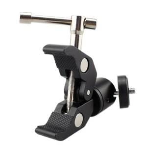 Q29 Ball Head <b>Clamp</b> With 1/4-20 Screw Mount Aluminum Alloy <b>Quick</b> Release For Camera Mounts - Product Image 3