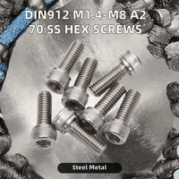 Bon prix Vis à tête hexagonale à six pans creux, filetage complet M10x50mm, finition naturelle, DIN 912, kit complet M6 M8 M10, vis à tête hexagonale toutes tailles