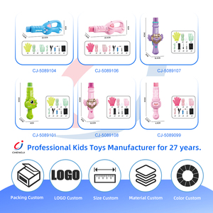Pistolet à bulles électrique élastique Chengji, machine à bulles de dessin animé portable, souffleur de bulles, jouet d'extérieur pour enfants - Product Image 4