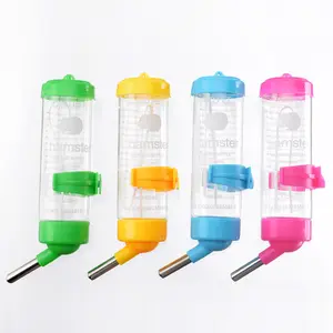 80ml Rabbit Drinker Hamster Water Bottle Automatic Feeder Hanging Drinker