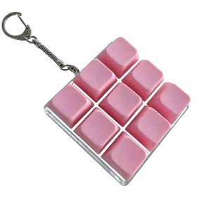 En stock : Capuchons de touches de clavier 6/9 <span class=keywords><strong>Switch</strong></span>, DIY, bouton anti-stress, porte-clés, capuchons de touches vierges, mignons, anime, pour clavier mécanique - Product Image 1