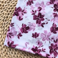 Tissu popeline tissé 100% viscose peignée, imprimé floral, respirant, écologique, pour vêtements de filles et de garçons
