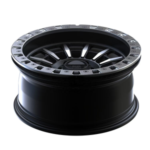 Roue forgée tout-terrain Beadlock 18*8 6*139.7 CB100.1 Face usinée noir mat pour réservoir <span class=keywords><strong>500</strong></span> 400 300 <span class=keywords><strong>Ford</strong></span> <span class=keywords><strong>Raptor</strong></span> F-150 Jeep Wrangler - Product Image 3