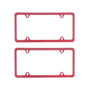 Cadre de plaque d'immatriculation en alliage d'aluminium épaissi de couleur oxydée américaine avec logo personnalisé pour d'autres marques - Product Image 4