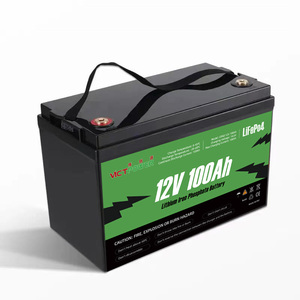 Victpower <b>12V</b> 100Ah/200Ah LiFePO4 <b>Battery</b> Pack Deep Cycle <b>Lithium</b> Iron Phosphate <b>Battery</b> with BMS for Solar RV Marine Golf Cart - Product Image 5