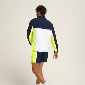 Custom <b>Men's</b> Active Nylon Wear Set Wholesale Pickleball Tennis Outfit with Long Sleeve Top <b>Jacket</b> 2-Piece Short Pants for <b>Summer</b> - Product Image 2