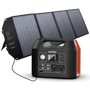 Good Quality 300W Power Station with Camping Light 220V Ac Generator Solar Power Generator System