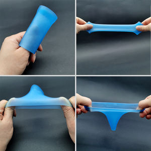 <span class=keywords><strong>Penis</strong></span>-Verlängerungs-Hülsen, Eichelkappen-Abdeckung Zubehör für Penisvergrößerungs-Strecker und Pumpe, Wiederverwendbare Silikonhülle in Verschiedenen Größen - Product Image 5