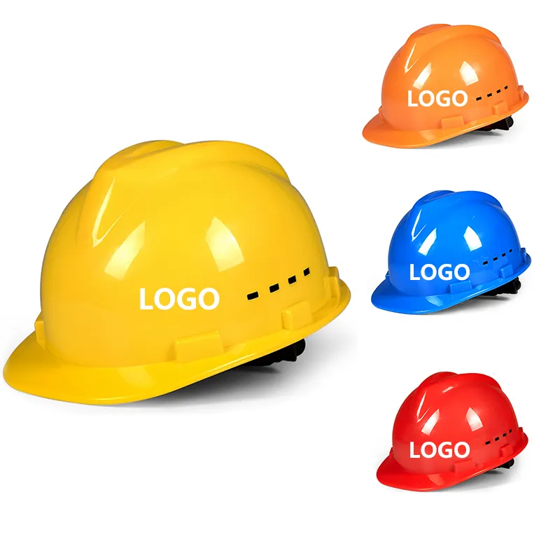 Personal Protective Helmet Industrial Working Head Protection Frp Abs Materialhard Hats Construction Safety Helmet