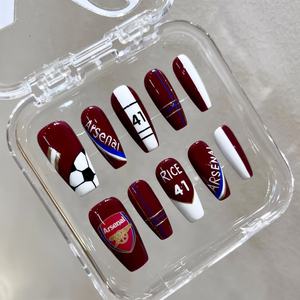 <span class=keywords><strong>Coupe</strong></span> <span class=keywords><strong>du</strong></span> <span class=keywords><strong>monde</strong></span> <span class=keywords><strong>du</strong></span> <span class=keywords><strong>monde</strong></span> en gros presse sur les ongles brésil équipe nationale faux ongles presse sur Football personnalisé 10 pièces ongles faits à la main - Product Image 3